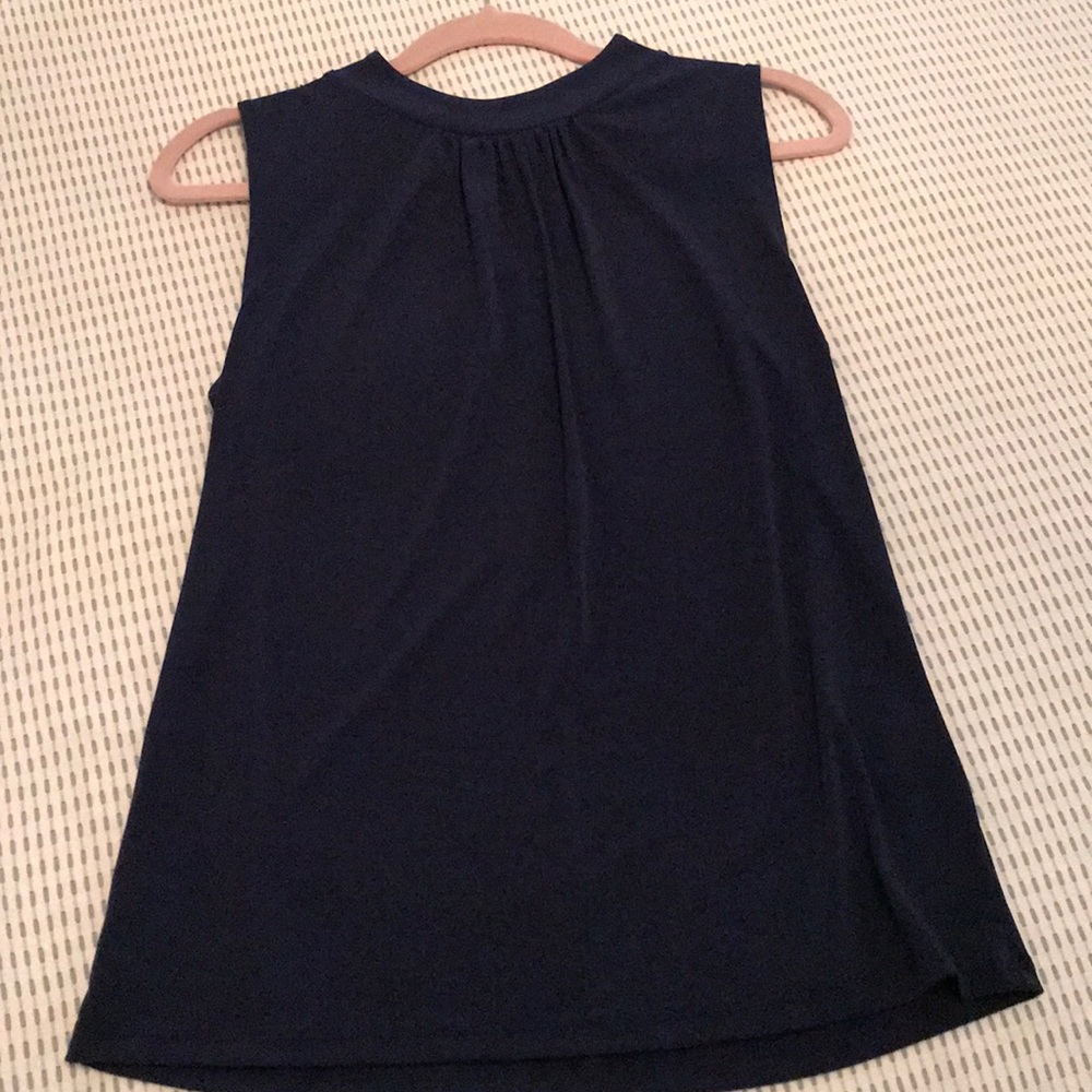 SOLD Banana Republic Navy Shell Suit Top